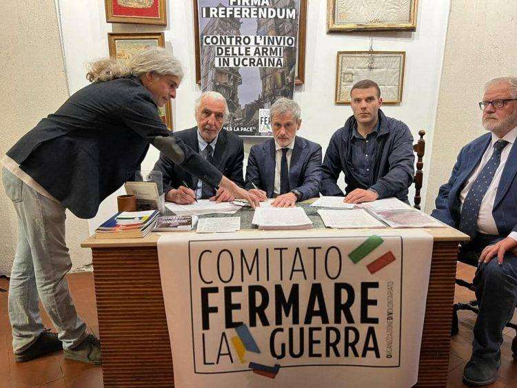 Ucraina, Alemanno (Fermare la Guerra): “Tutti in prima linea per raccogliere  firme contro le armi”