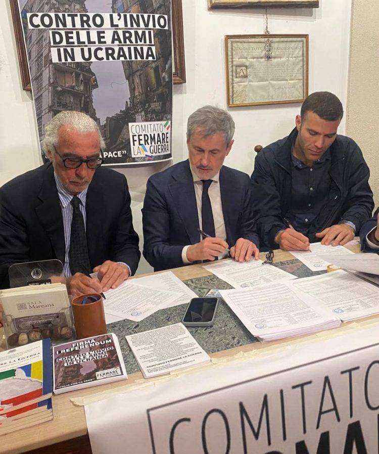 Ucraina, Alemanno (Fermare la Guerra): “Tutti in prima linea per raccogliere  firme contro le armi”