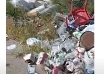 Maxi discarica in via San Paolo a Cagliari, il video denuncia