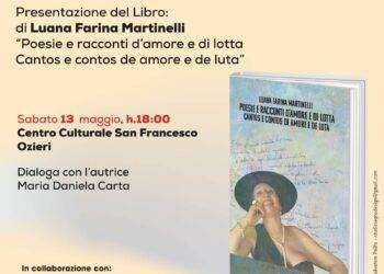 Ozieri, presentazione del libro di Luana Farina Martinelli “Poesie e racconti d’amore e di lotta”