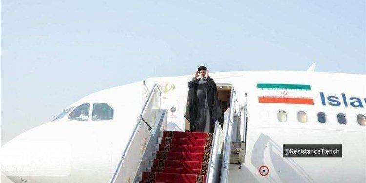 Il Presidente iraniano, Raisi in visita a Damasco in Siria: grande accoglienza