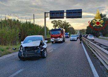 Cagliari, incidente sulla 131 dir.: coinvolte due auto