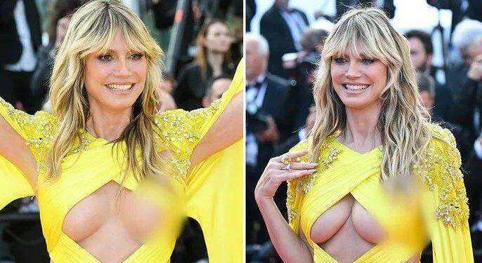 Heidi Klum, incidente hot a Cannes: ecco cosa è successo