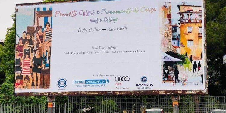 “Pennelli colori e frammenti di carta, naif e collage”, mostra delle artiste Sara Caselli e Cecilia Dallolio: aperta fino al 19 maggio