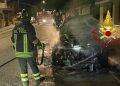 Paura a Nurachi, auto in fiamme nella notte