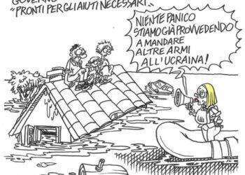 Alluvione Emilia Romagna, la prospettiva di Vauro racconta le priorità