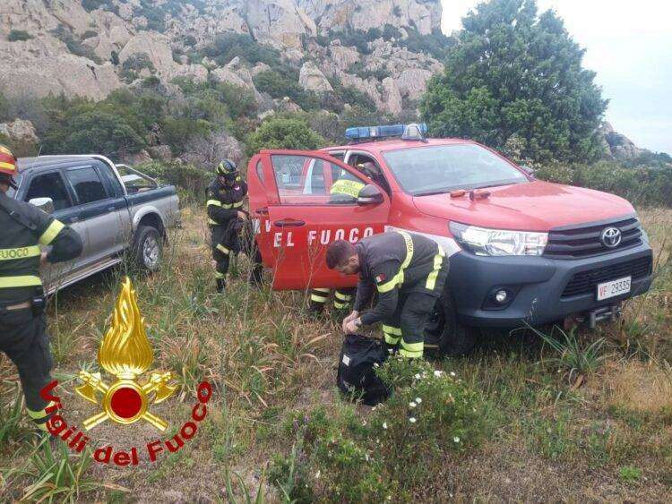 San Pantaleo (Olbia), 5 escursionisti salvati dai Vigili del Fuoco: avevano perso l’orientamento