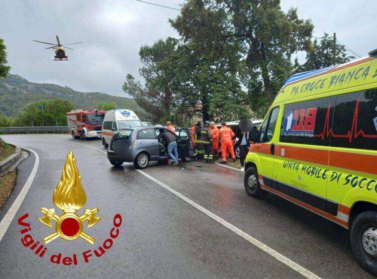 Brutto incidente in Gallura: due feriti gravi
