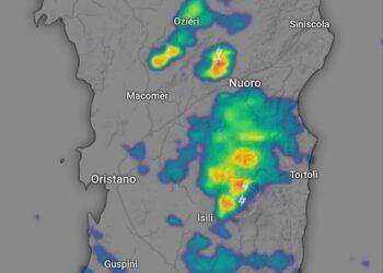 Forti rovesci, temporali e grandinate: attenzione nel pomeriggio in Sardegna