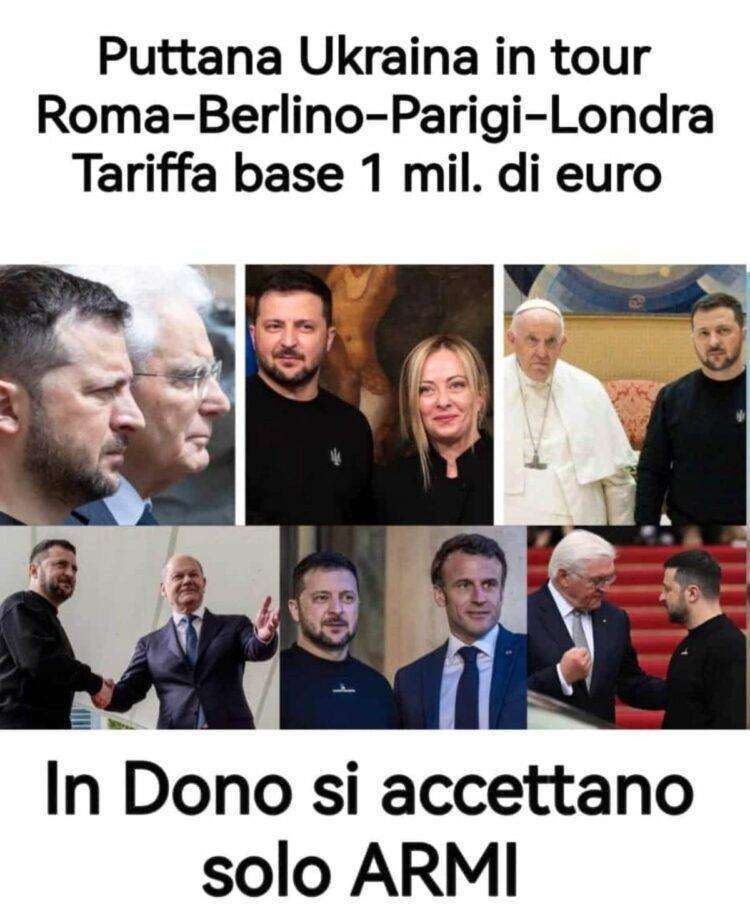 Satira pungente e provocatoria: tutte le vignette sulla visita di Zelensky in Italia