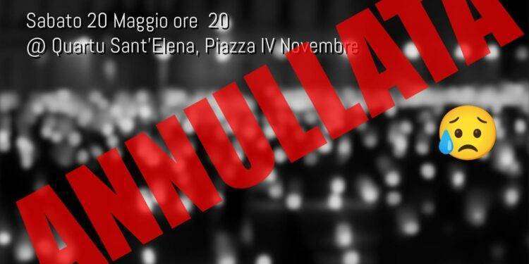 Maltempo, annullata la fiaccolata di apertura della Queeresima 2023