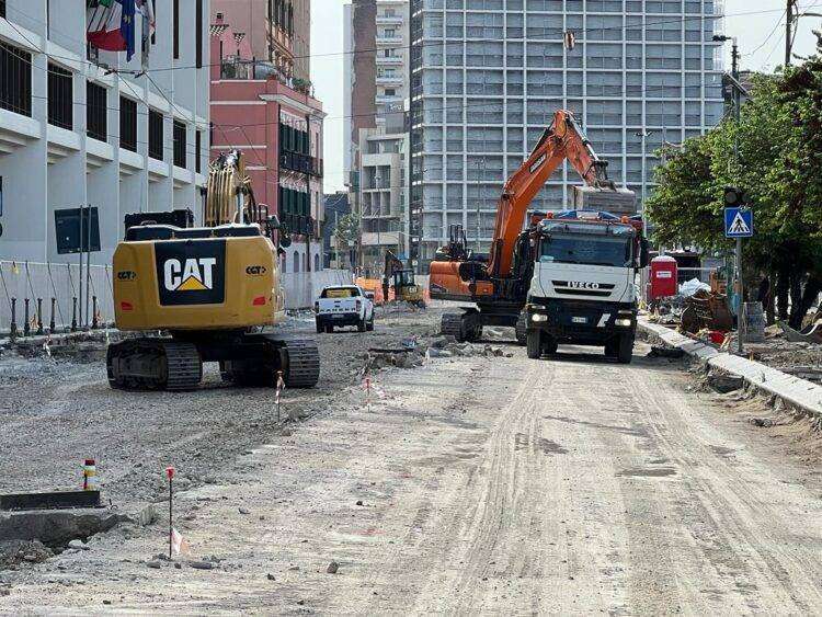 Cagliari, Truzzu: “I lavori di via Roma proseguono secondo programma”