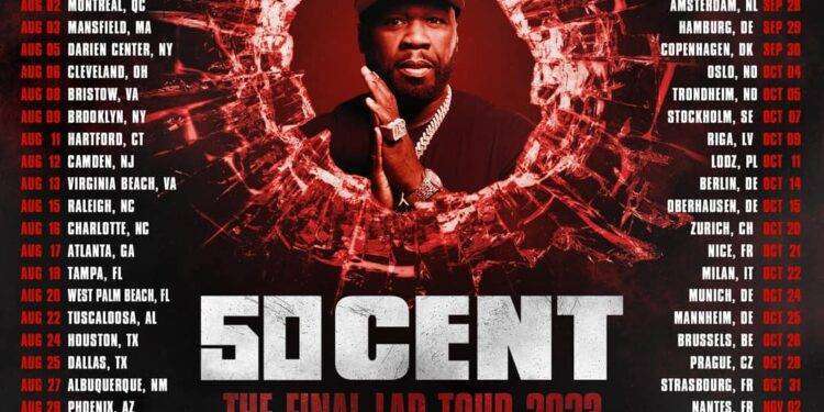50 Cent: The Final Lap Tour, una data in Italia il 22 ottobre 2023
