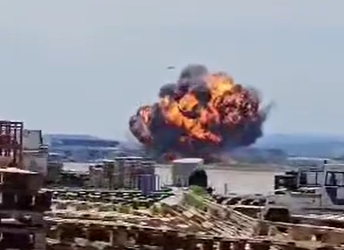 Spagna, jet da combattimento F-18 si schianta sulla base aerea di Saragozza