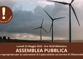Villanovaforru si mobilita contro il parco eolico che vogliono costruire nel territorio