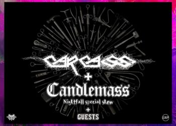 Carcass e Candlemass ospiti al Rock in Roma: concerto il 21 luglio