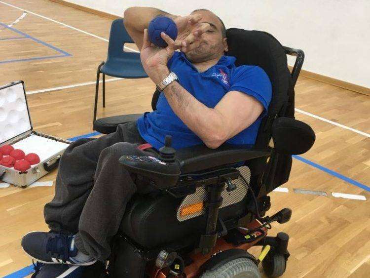 La squadra sarda di boccia paralimpica impegnata a Roma