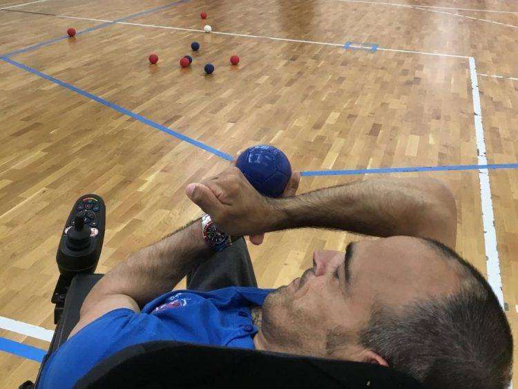 La squadra sarda di boccia paralimpica impegnata a Roma