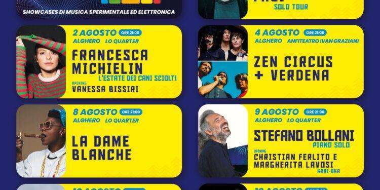 Musica, torna l’Abbabula festival tra il 20 giugno e il 12 agosto a Sassari e Alghero
