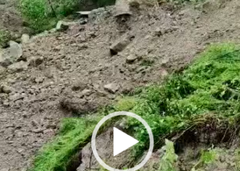 Maltempo, frana nell’entroterra di Rimini: isolata Villa di Fragheto