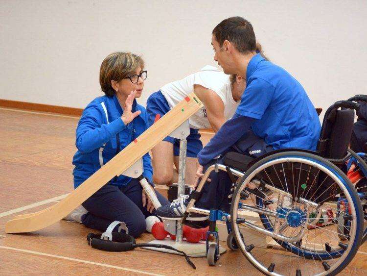 La squadra sarda di boccia paralimpica impegnata a Roma