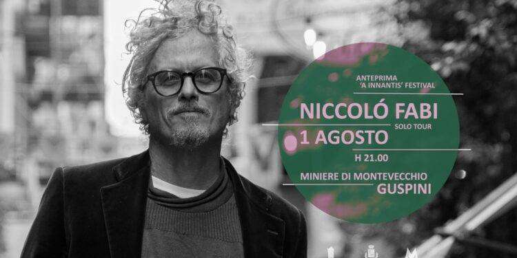 Niccolò Fabi in concerto a Guspini il primo agosto 2023