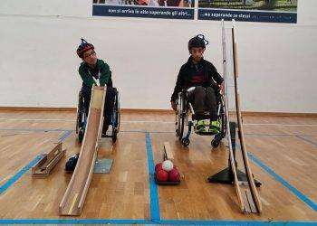 La squadra sarda di boccia paralimpica impegnata a Roma