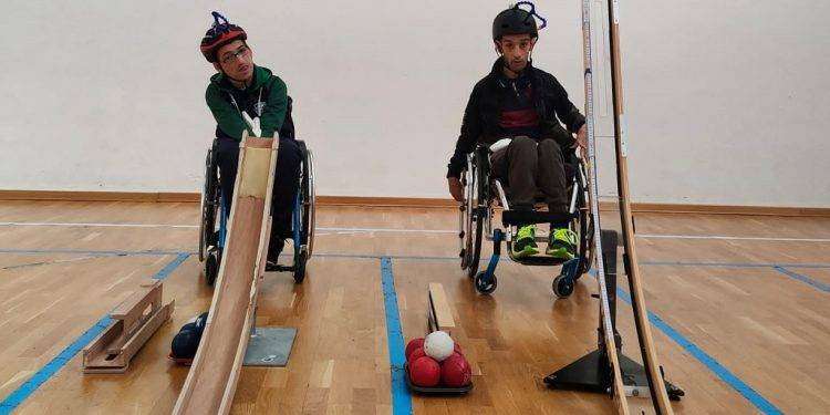La squadra sarda di boccia paralimpica impegnata a Roma
