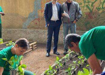 Cagliari, Truzzu: “Il giardino scolastico di via Santa Maria Chiara è quasi pronto”