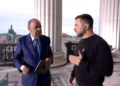 Zelensky e gli asserviti alla sua tavola