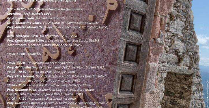 Tra lingua sarda e araba a Sarule, convegno in onore del professor Giuseppe Contu