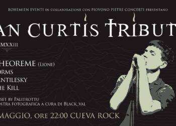 Venerdì 12 maggio sul palco della Cueva Rock una serata di tributo a Ian Curtis