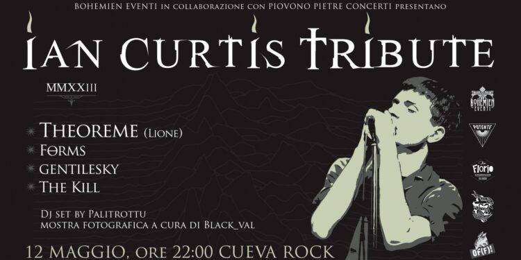 Venerdì 12 maggio sul palco della Cueva Rock una serata di tributo a Ian Curtis