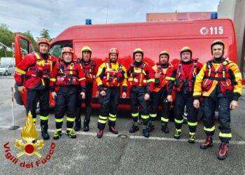 I Vigili del Fuoco di Sassari tornano in Sardegna dopo le operazioni in Emilia Romagna