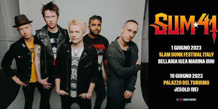 Sum 41, due date in Italia a giugno