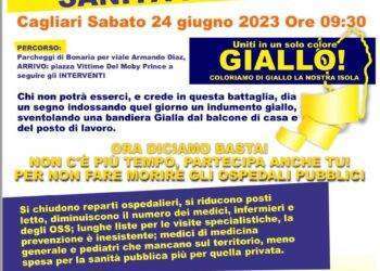 Sanità, il 24 giugno manifestazione a Cagliari contro la Regione Sardegna