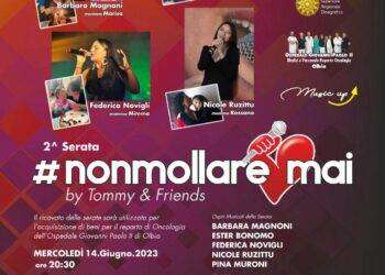 Olbia, 2° serata di “Nonmollare”: l’evento sulla prevenzione dei tumori