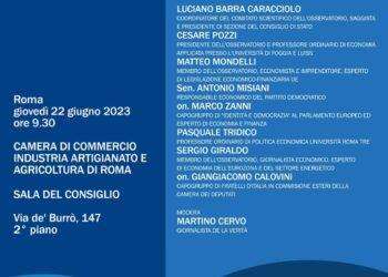No alla riforma del Mes, a Roma convegno nazionale il 22 giugno