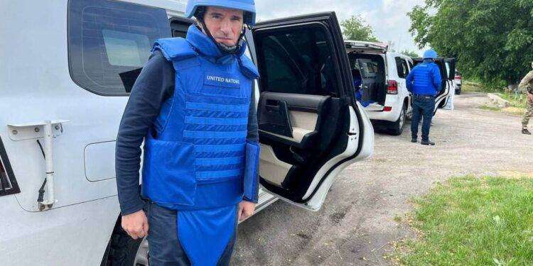 ll capo dell’AIEA Rafael Mariano Grossi arriva alla centrale nucleare di Zaporozhye: speriamo capisca da dove vengono lanciati i missili