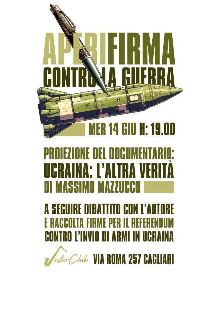 Cagliari, proiezione pubblica di “Ucraina, l’altra verità” il documentario di Massimo Mazzucco