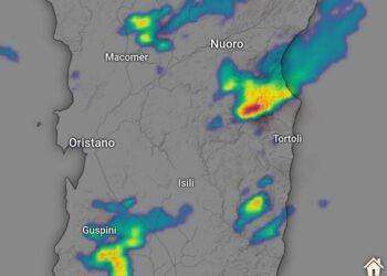 Maltempo sulla Sardegna, ancora temporali e forti rovesci