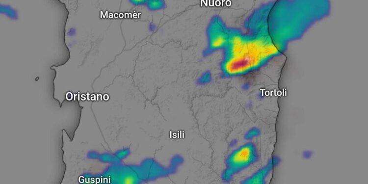 Maltempo sulla Sardegna, ancora temporali e forti rovesci