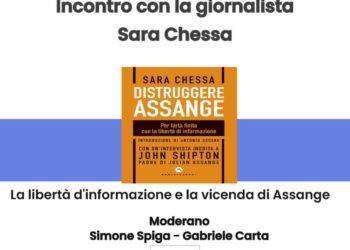“Distruggere Assange”, proseguono le presentazioni del libro di Sara Chessa: il 21 giugno a Cagliari