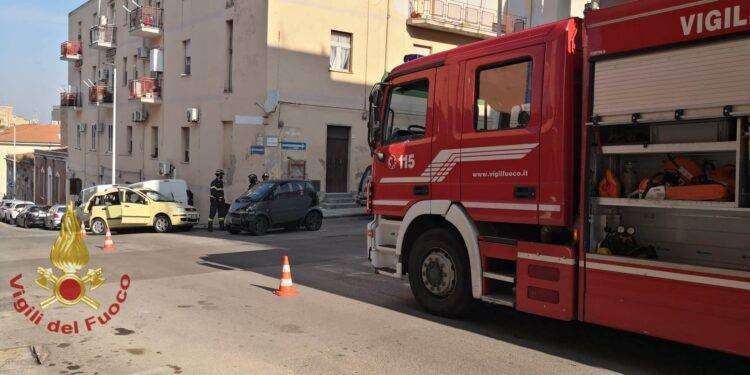 Sassari, scontro tra auto: due feriti trasportati in ospedale