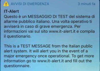 It-Alert, alle 12 hanno squillato i cellulari in Sardegna