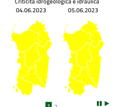 Maltempo: prorogata allerta per temporali in Sardegna fino al 5 giugno