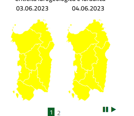 Maltempo: prorogata allerta per temporali in Sardegna