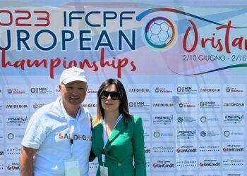 Sport, l’Assessore Pili agli Ifcpf European Championships di Oristano