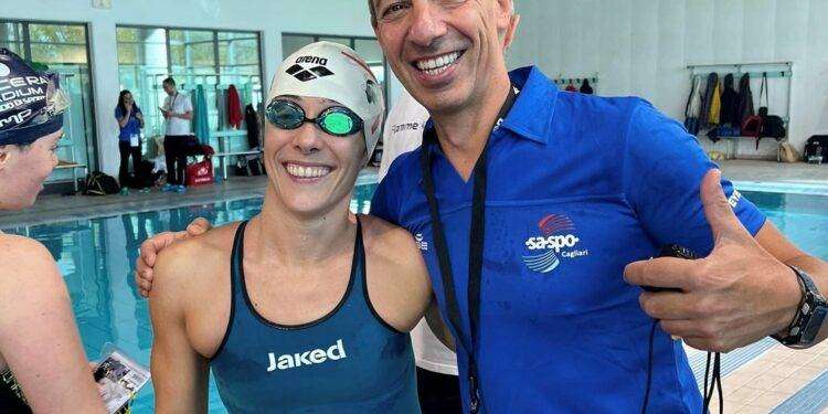 Francesca Secci a Brescia per gli Italiani di nuoto paralimpico