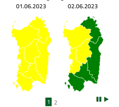 Prosegue l’allerta meteo della Protezione civile: temporali violenti sull’isola